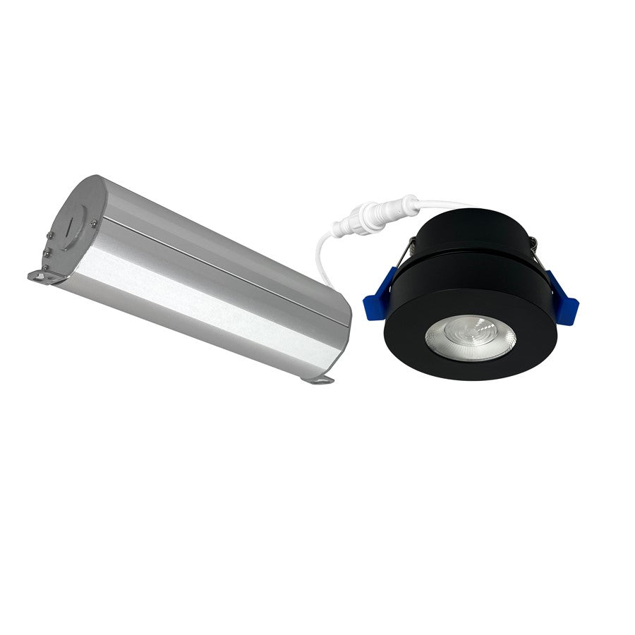 Nora 2" M-Wave Can-Less LED Downlight, 2700K, Black - NMW-227B