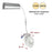 Nora 2" M-Wave Can-Less LED Downlight, 2700K, White