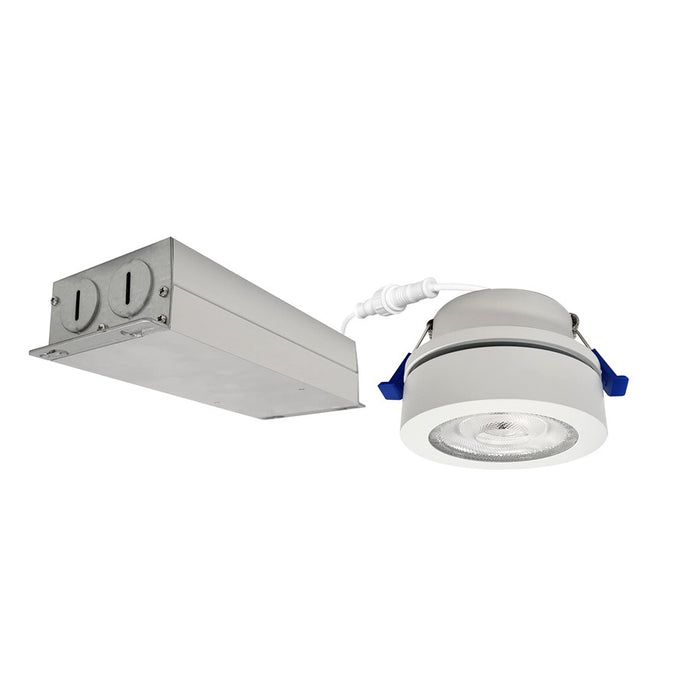 Nora 4" M-Wave Can-Less LED Downlight, 2700K, White - NMW-427MPW