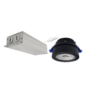 Nora 4" M-Wave Can-Less LED Downlight, 3000K, Black - NMW-430B