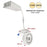 Nora 4" M-Wave Can-Less LED Downlight, 3000K, White