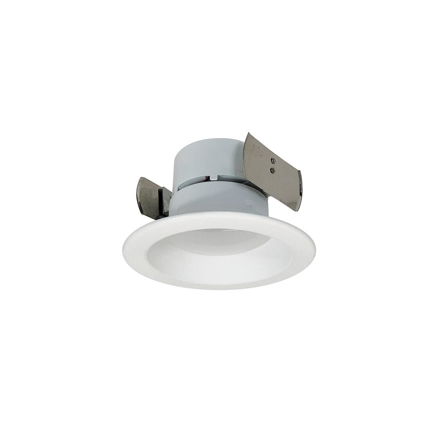 Nora 4" Onyx LED Retrofit Reflector, 650Lm/10.5W/2700K, White - NOX-43127WW