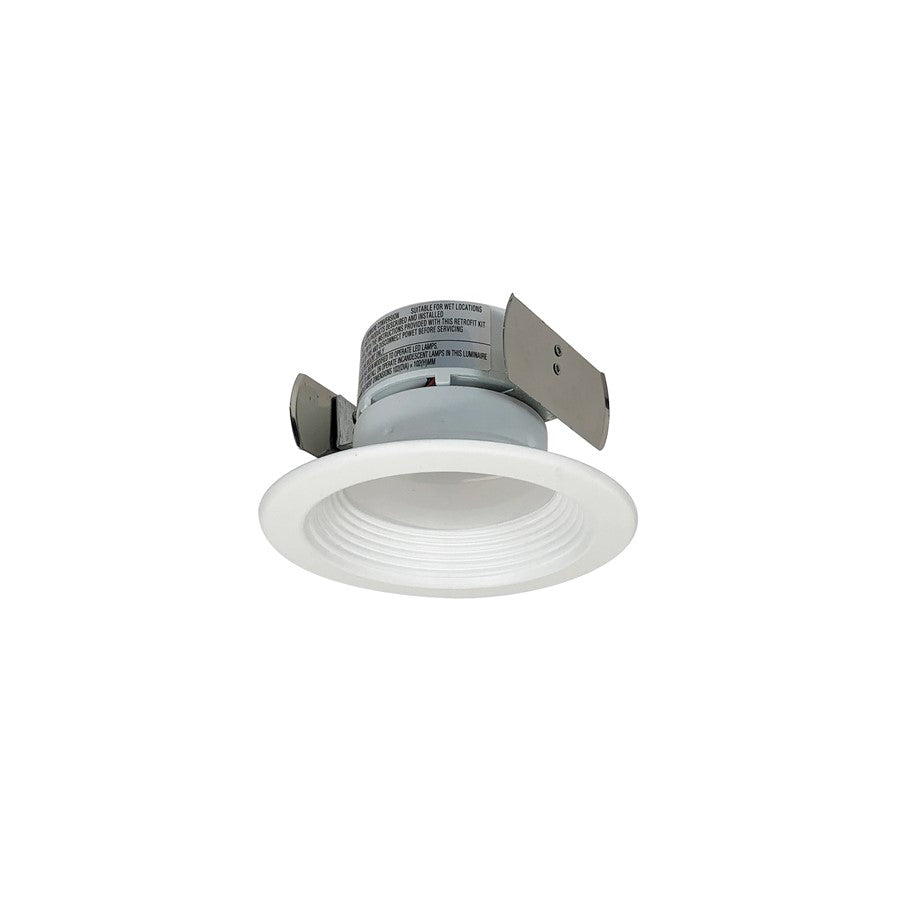 Nora Lighting 4" Onyx LED Retrofit Baffle, 650Lm/10.5W/4000K, WH - NOX-43240WW