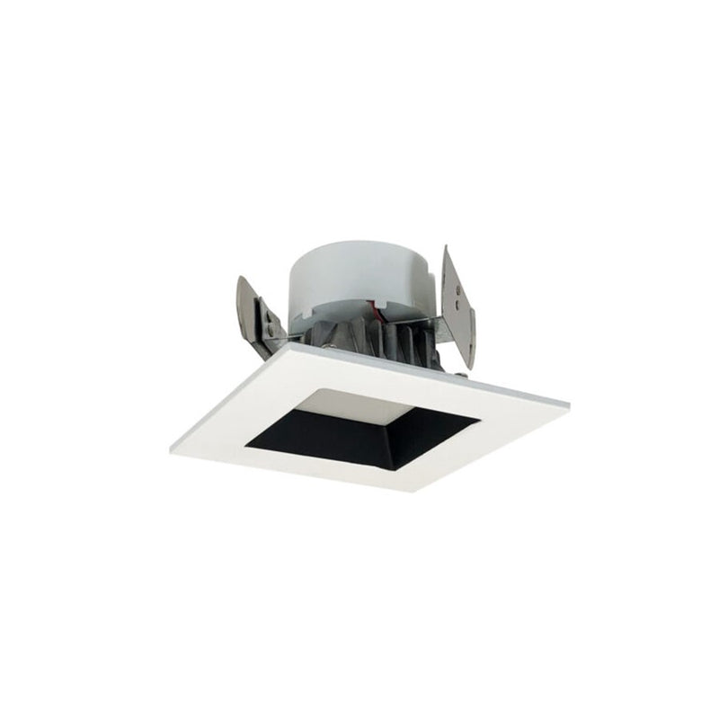 Nora 4" Onyx Square LED Retro Reflect 900Lm/14.5W/2700K, WH - NOX-43627WW-9