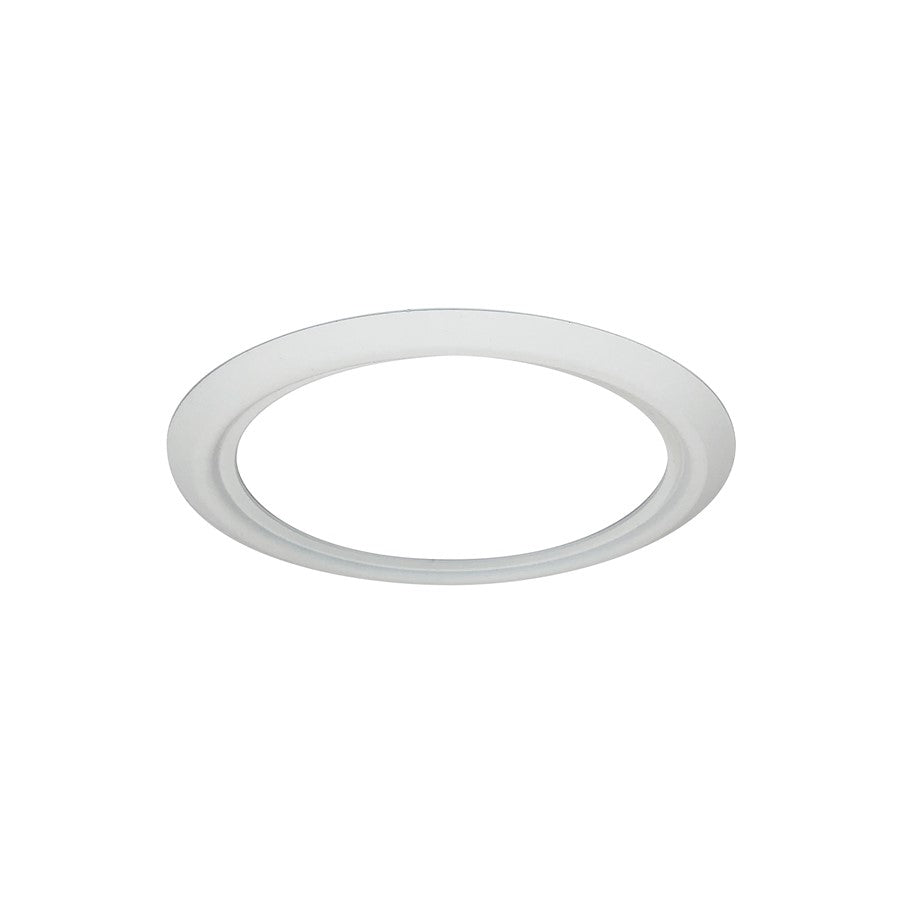 Nora Lighting White Oversize Ring For 4" Onyx, White - NOX-4OR-W