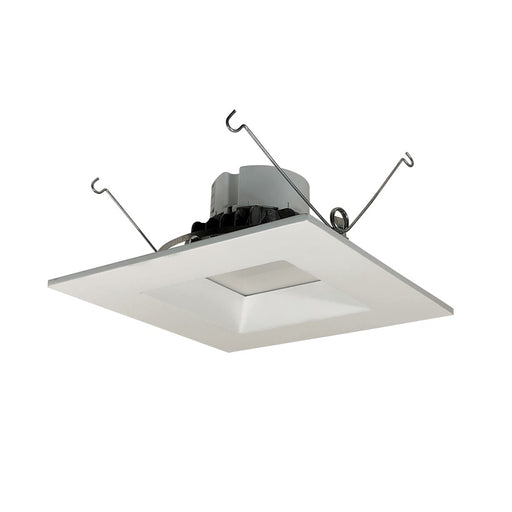 Nora 6" Onyx Square LED Retrofit Reflector, 750Lm/12W/2700K, White - NOX-63627WW
