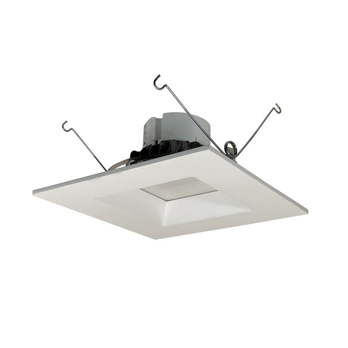 Nora 6" Onyx Square LED Retrofit Reflector, 750Lm/12W/2700K, White - NOX-63627WW