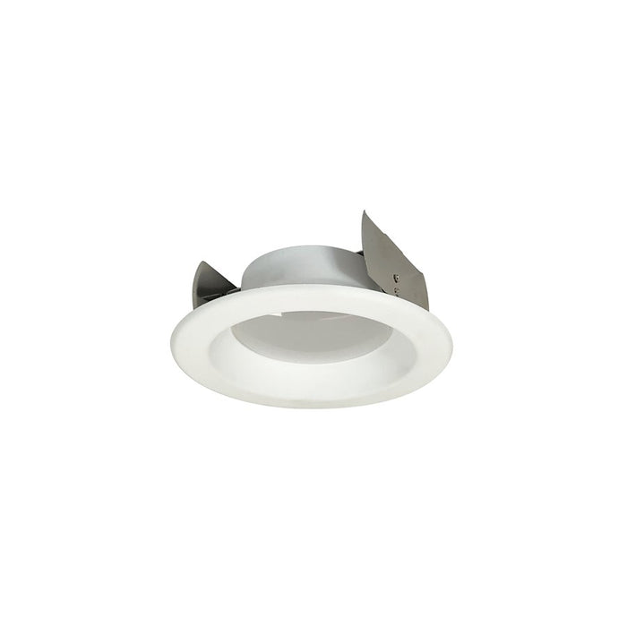 Nora 4" Ac Onyx LED Retrofit Reflector, 700Lm/10.5W/4000K, White - NOXAC-43140WW