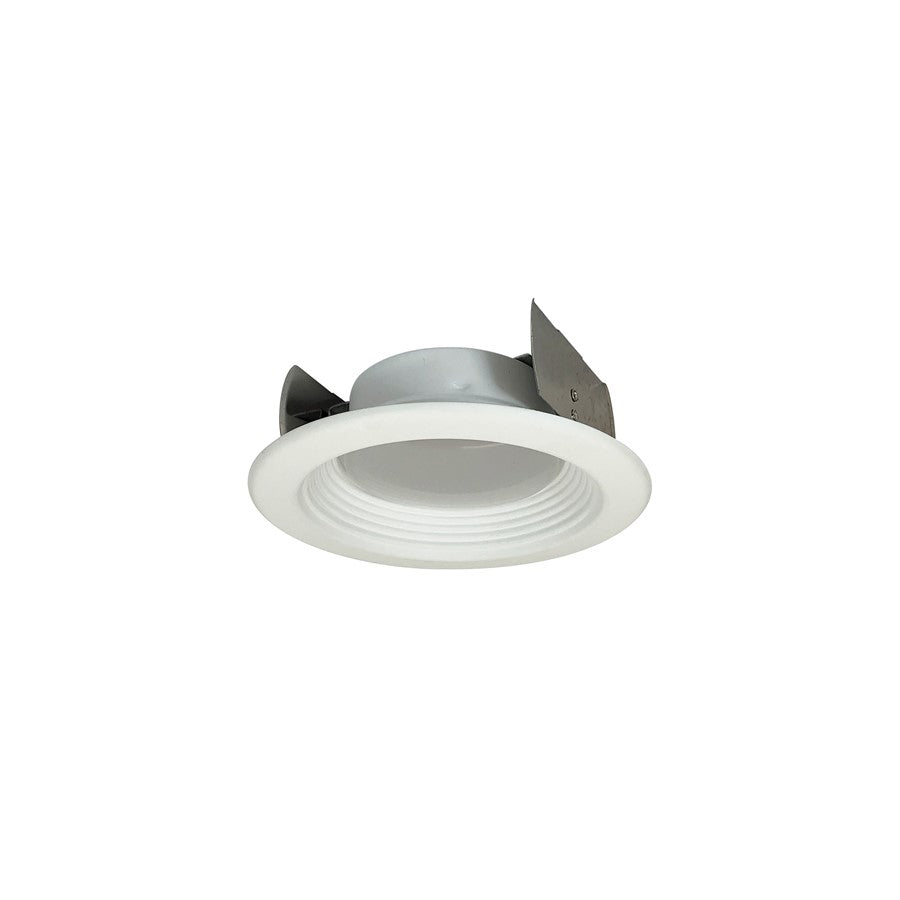 Nora 4" Ac Onyx LED Retrofit Baffle, 1000Lm/15W/2700K, White - NOXAC-43227WW-HL