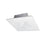 Nora 4" Ac Onyx Square Wall Wash LED Retrofit, 700Lm/11W, White - NOXAC-4SWTWWW