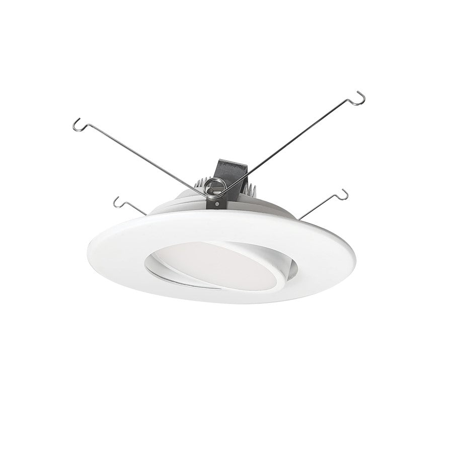 Nora 5"/6" Ac Onyx Round LED Retrofit, 1050Lm/14.5W, White - NOXAC-56RGTWWW