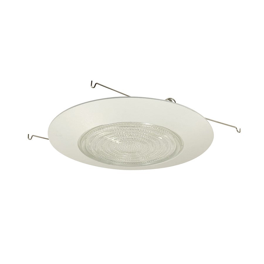 Nora Lighting 6" Fresnel Lens/Plastic Trim, White - NP-23
