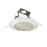 Nora Lighting 6" Fresnel Lens/Plastic Trim/Bracket, White - NP-323