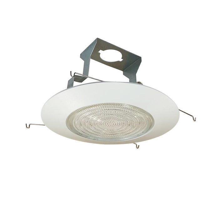 Nora Lighting 6" Fresnel Lens/Plastic Trim/Bracket, White - NP-323
