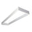 Nora Surface Mounting Frame For 1'X4' LED Backlit Panels, White - NPDBL-14DDFK-W