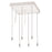Nora Pendant Mounting Kit/Canopy For LED Back-Lit Panels, White - NPDBL-PKW