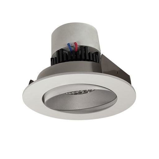 Nora 4" Pearl LED Rnd Cone, Haze, 2700K, Haze Rfl/MPW Flg - NPR-4RC27XHZMPW