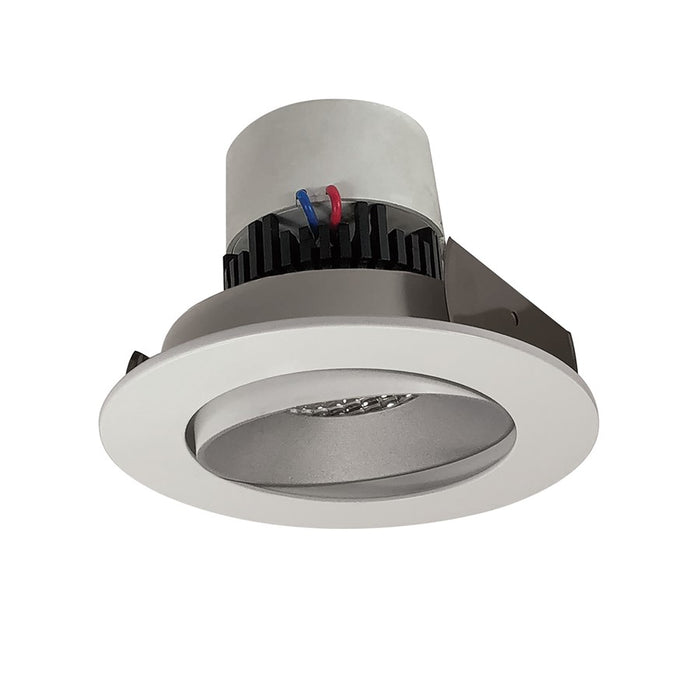 Nora 4" Pearl LED Rnd Cone, Haze, 4000K, Haze Rfl/MPW Flg - NPR-4RC40XHZMPW