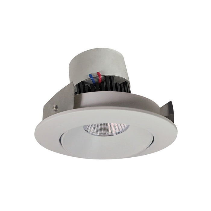 Nora 4" Pearl LED Round Cone Retrofit/12W, White/Flange - NPR-4RCCDXWW