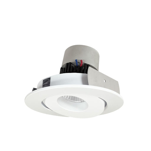 Nora 4" Pearl LED Round Gimbal Retrofit, 1000Lm/12W/2700K, MWH - NPR-4RG27XMPW