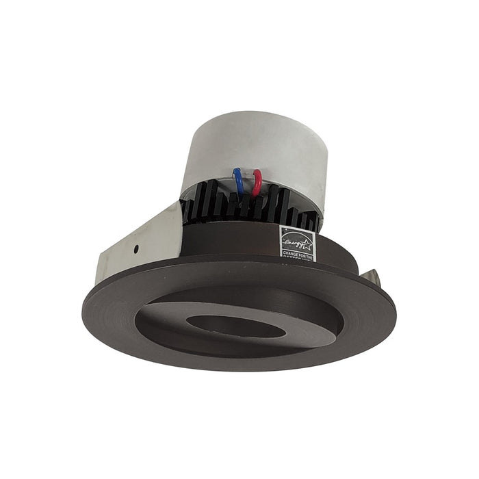 Nora 4" Pearl LED Round Gimbal Retrofit, 1000Lm/12W/4000K, Bronze - NPR-4RG40XBZ
