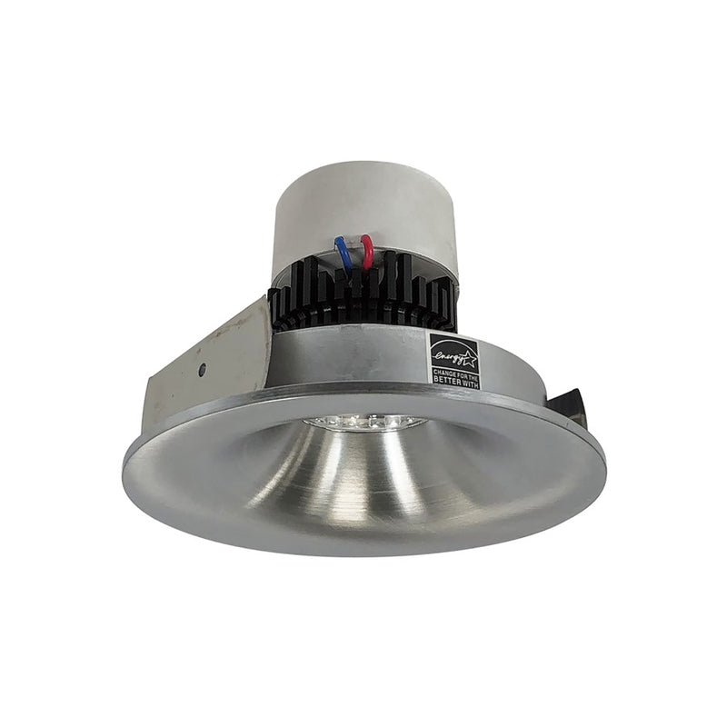 Nora 4" Pearl LED Rnd Bullnose Retro, 3500K, Natural Metal - NPR-4RNB35XNN