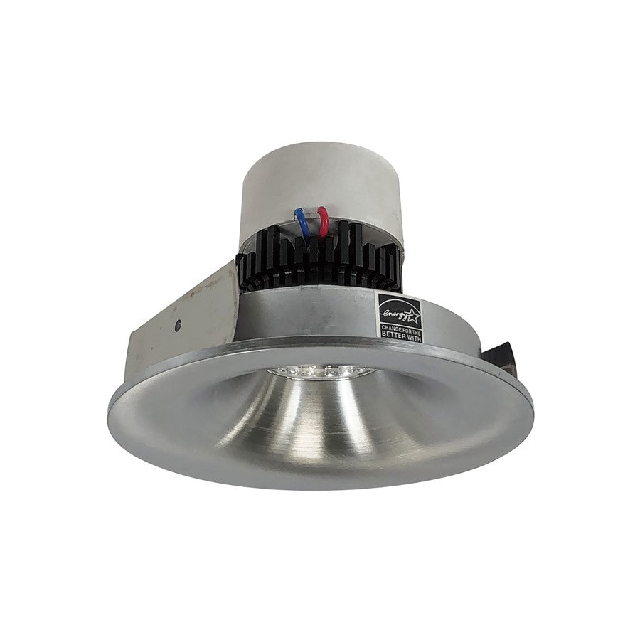 Nora 4" Pearl LED Rnd Bullnose Retro, 4000K, Natural Metal - NPR-4RNB40XNN