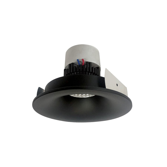 Nora 4" Pearl LED Round Bullnose Retrofit, 800Lm/12W, Black - NPR-4RNBCDXBB