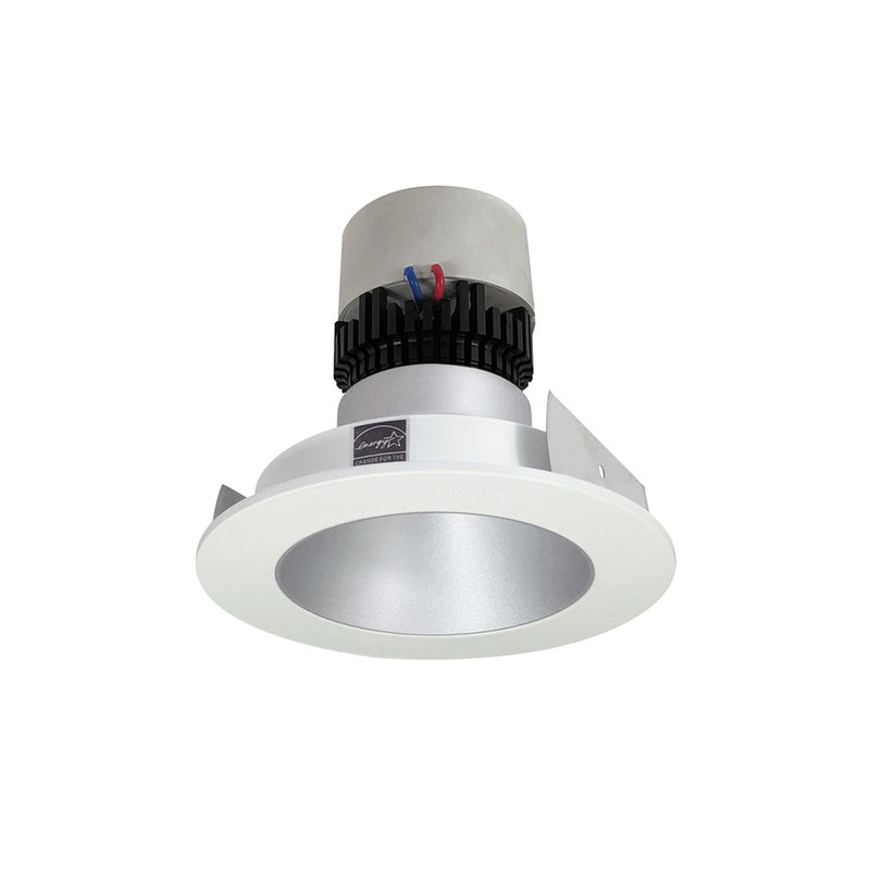 Nora 4" Pearl LED RD Retro Reflect, 12W/2700K, Haze/WH Flange - NPR-4RNDC27XHW