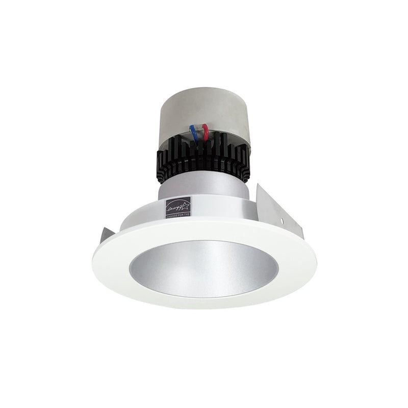 Nora 4" Pearl LED RD Retro Reflect, 12W/2700K, Haze/MWH FL - NPR-4RNDC27XHZMPW