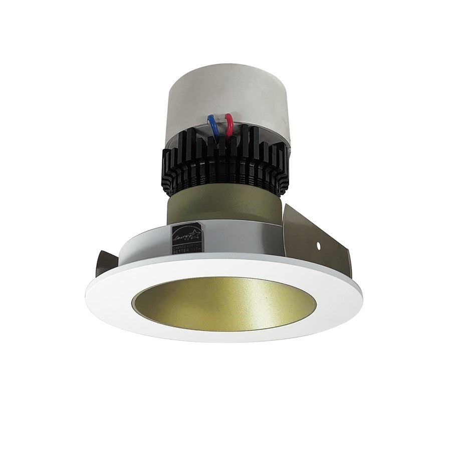 Nora 4" Pearl LED Rnd Retro Rfl, 3000K, Chmp Haze/MPW - NPR-4RNDC30XCHMPW