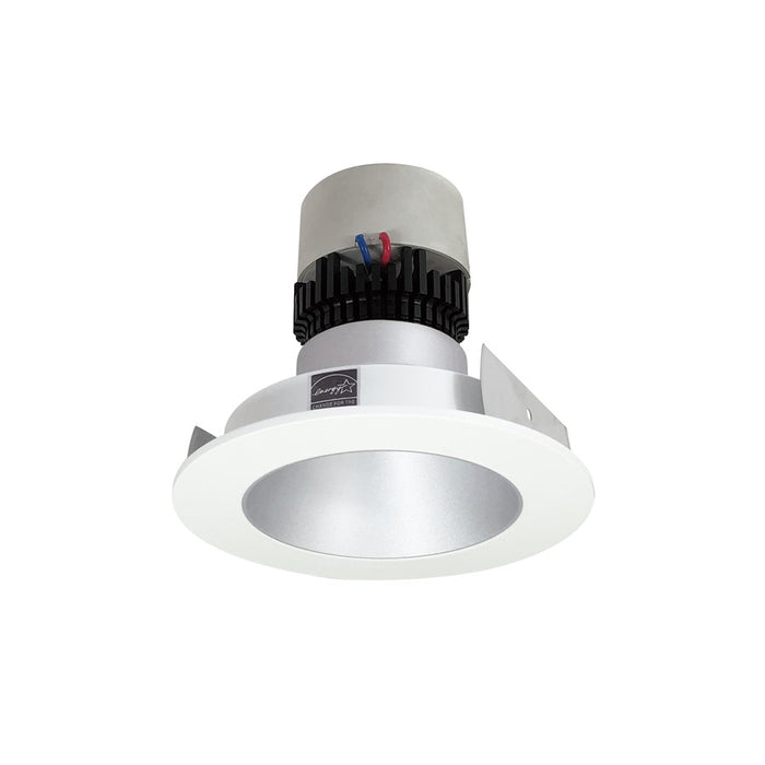 Nora 4" Pearl LED Rnd Retro Rfl, 3500K, Haze Rfl/MPW Flg - NPR-4RNDC35XHZMPW