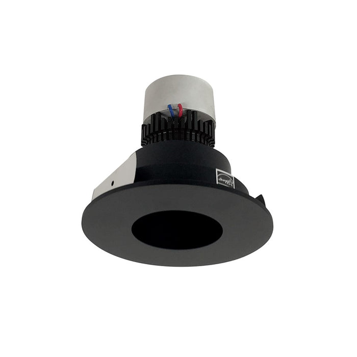 Nora 4" Pearl LED Rnd Pinhole, 4000K, Blk Pinhole Rfl/Blk Flg - NPR-4RPH40XBB