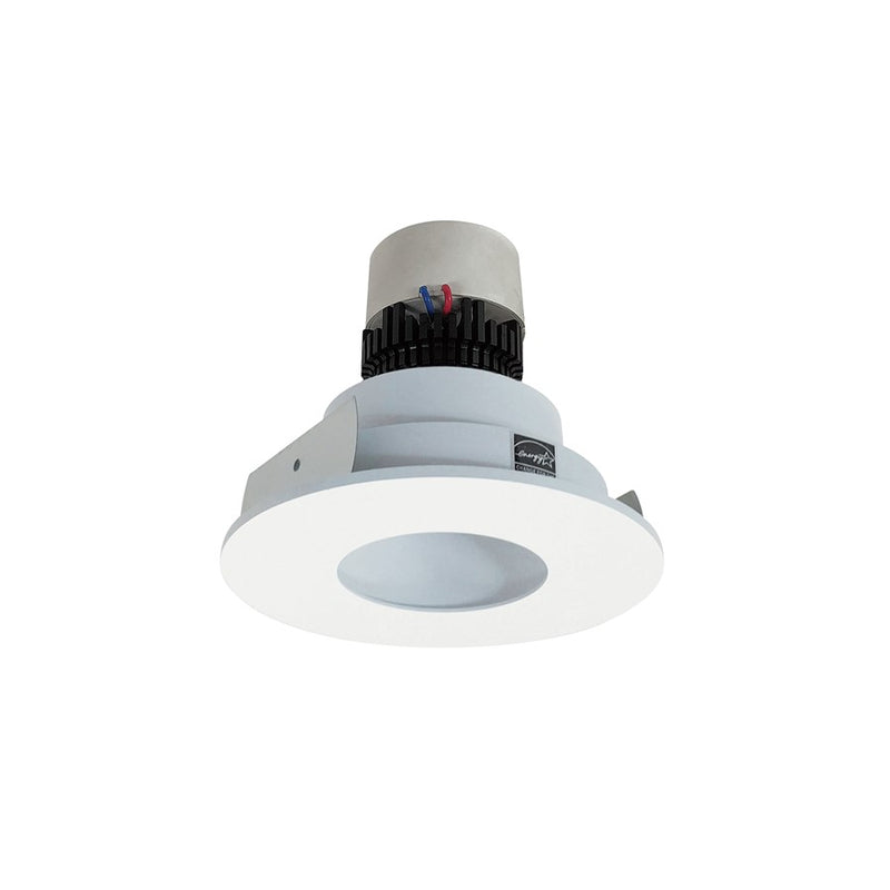 Nora 4" Pearl LED Rnd Pinhole, 4000K, MPW Pinhole Rfl/MPW Flg - NPR-4RPH40XMPW