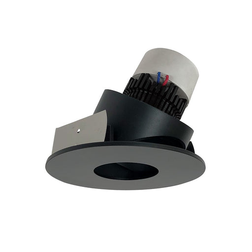 Nora 4" Pearl LED Rnd Adj, 4000K, Blk Pinhole Rfl/Blk Flg - NPR-4RPHA40XBB