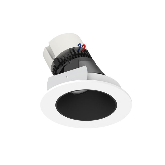 Nora 4" Pearl LED Rnd Slot, Comfort Dim, Blk/MPW - NPR-4RSLACDXBMPW