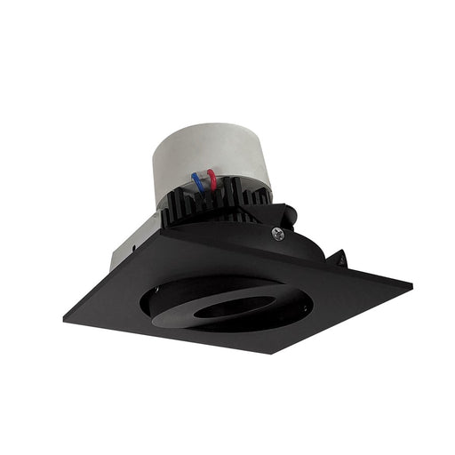 Nora 4" Pearl LED Sq Adj Gimbal Retro, 3500K, Blk - NPR-4SG35XBB