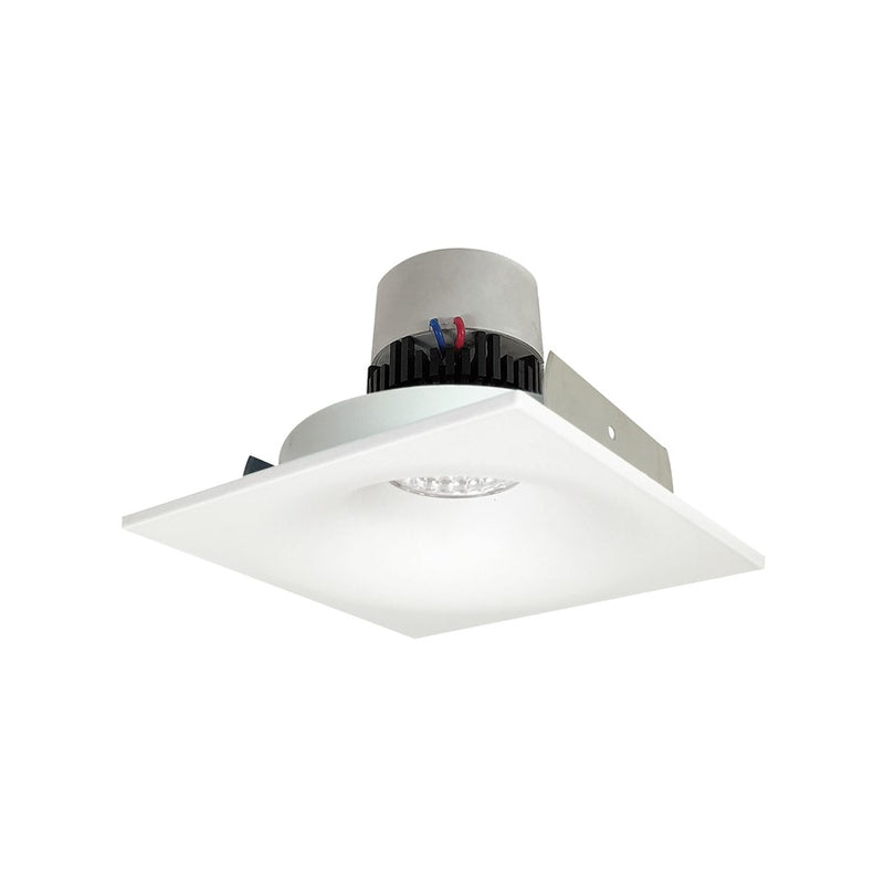 Nora 4" Pearl LED Sq Bullnose Retro, Wht, 2700K, MPW - NPR-4SNB27XMPW