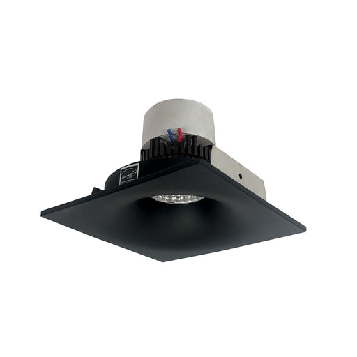 Nora 4" Pearl LED Sq Bullnose Retro, 3000K, Blk - NPR-4SNB30XBB