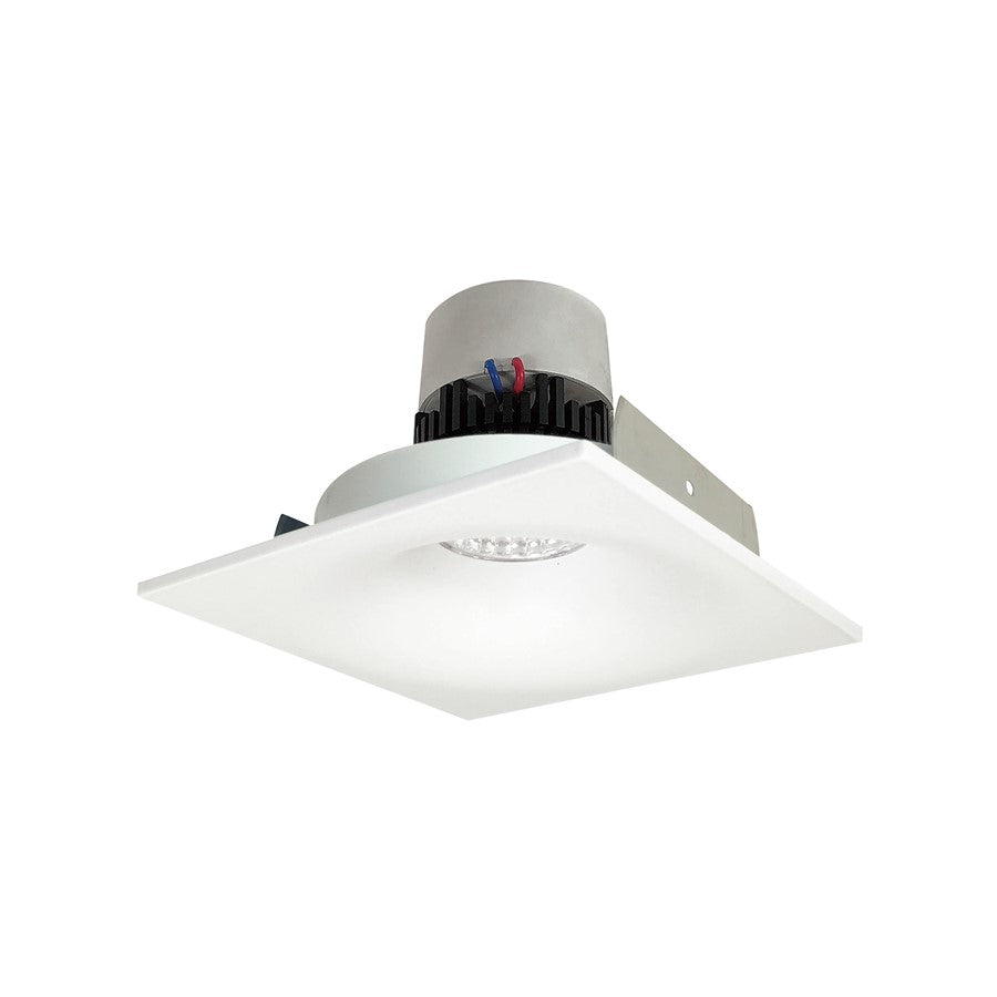 Nora 4" Pearl LED Sq Bullnose Retro, Wht, 4000K, MPW - NPR-4SNB40XMPW