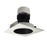 Nora 4" Pearl LED SQ Retro Reflect/RD Aper, 12W/2700K, BK/WH FL - NPR-4SNDC27XBW