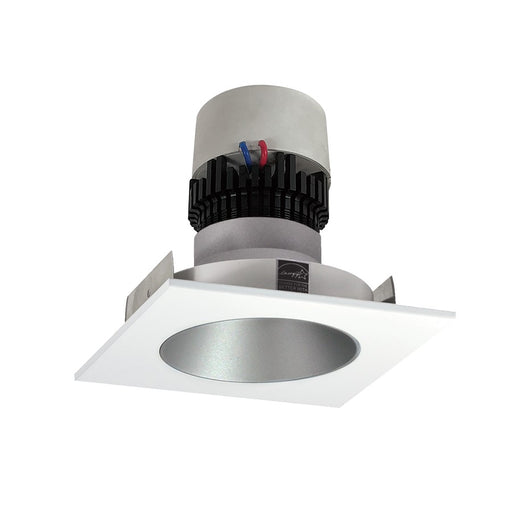 Nora 4" Pearl LED Sq Retro Rfl/Rnd, 3500K, Haze Rfl/MPW Flg - NPR-4SNDC35XHZMPW