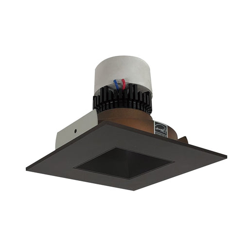Nora 4" Pearl LED Sq Retro Rfl/Sq Ap, 2700K, Brz Rfl/Brz Flg - NPR-4SNDSQ27XBZ