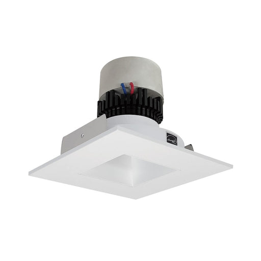 Nora 4" Pearl LED Sq Retro Rfl/Sq Ap, Wht, Comfort Dim, MPW - NPR-4SNDSQCDXMPW