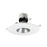 Nora 5"/6" Pearl LED RD Retro Reflect, 12W/2700K, HZ/WH FL - NPR-56RNDC27XHZMPW