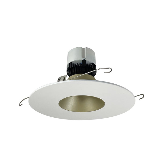Nora 5"/6" Pearl LED RD Retro Reflect, 12W/4000K, HZ/MWH FL - NPR-56RNDC40XCHMPW