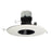 Nora 5"/6" Pearl LED RD Retro Reflect, 800Lm/12W, BK/WH Flange - NPR-56RNDCCDXBW