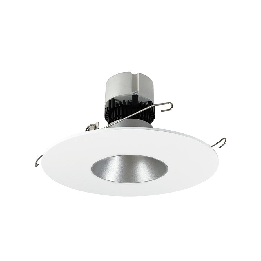 Nora 5"/6" Pearl LED RD Retro Reflect, 800Lm/12W, HZ/WH FL - NPR-56RNDCCDXHZMPW