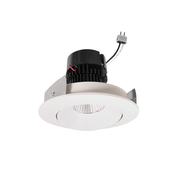 Nora 4" Pearl LV LED Rnd Cone, Wht Rfl/Flg, 2700K, Wht - NPRLV-4RC27XWW