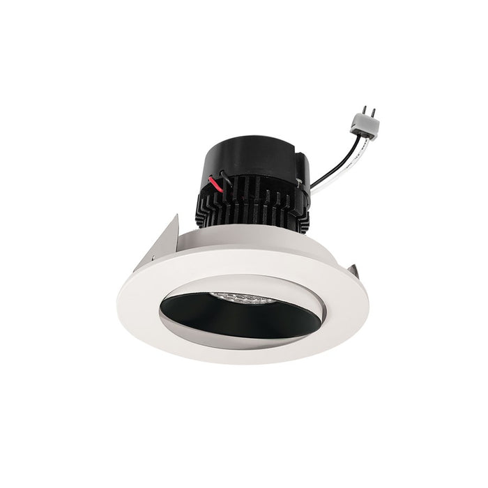 Nora 4" Pearl LV LED Rnd Cone, 4000K, Blk/Wht - NPRLV-4RC40XBW
